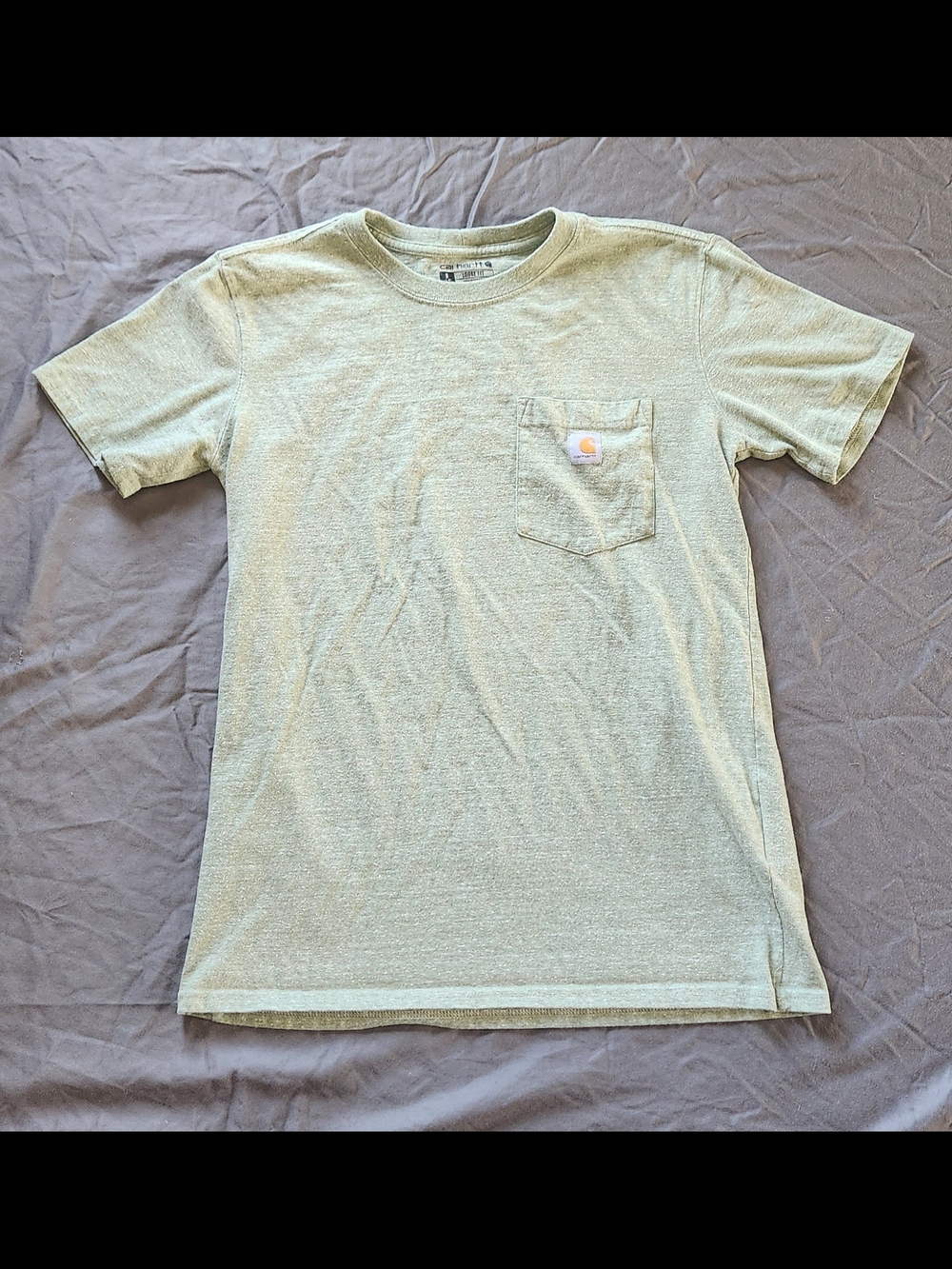Carhartt Short Sleeve Pocket Tee in Olive Green
